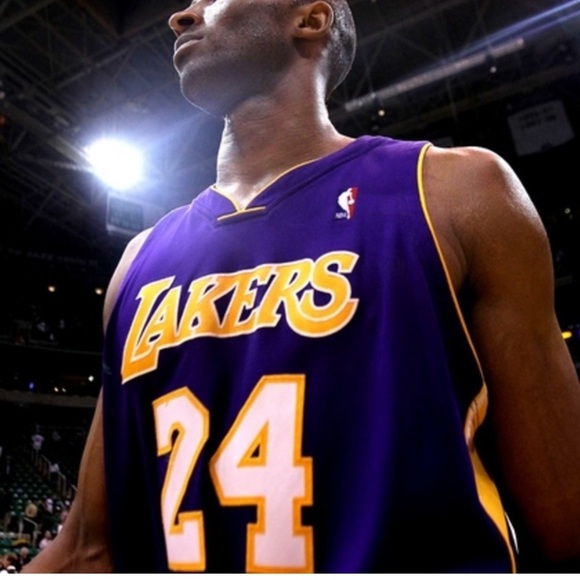 Lakers 24 Bryant Purple and Yellow NBA Jersey Size XL - Picture 16 of 16